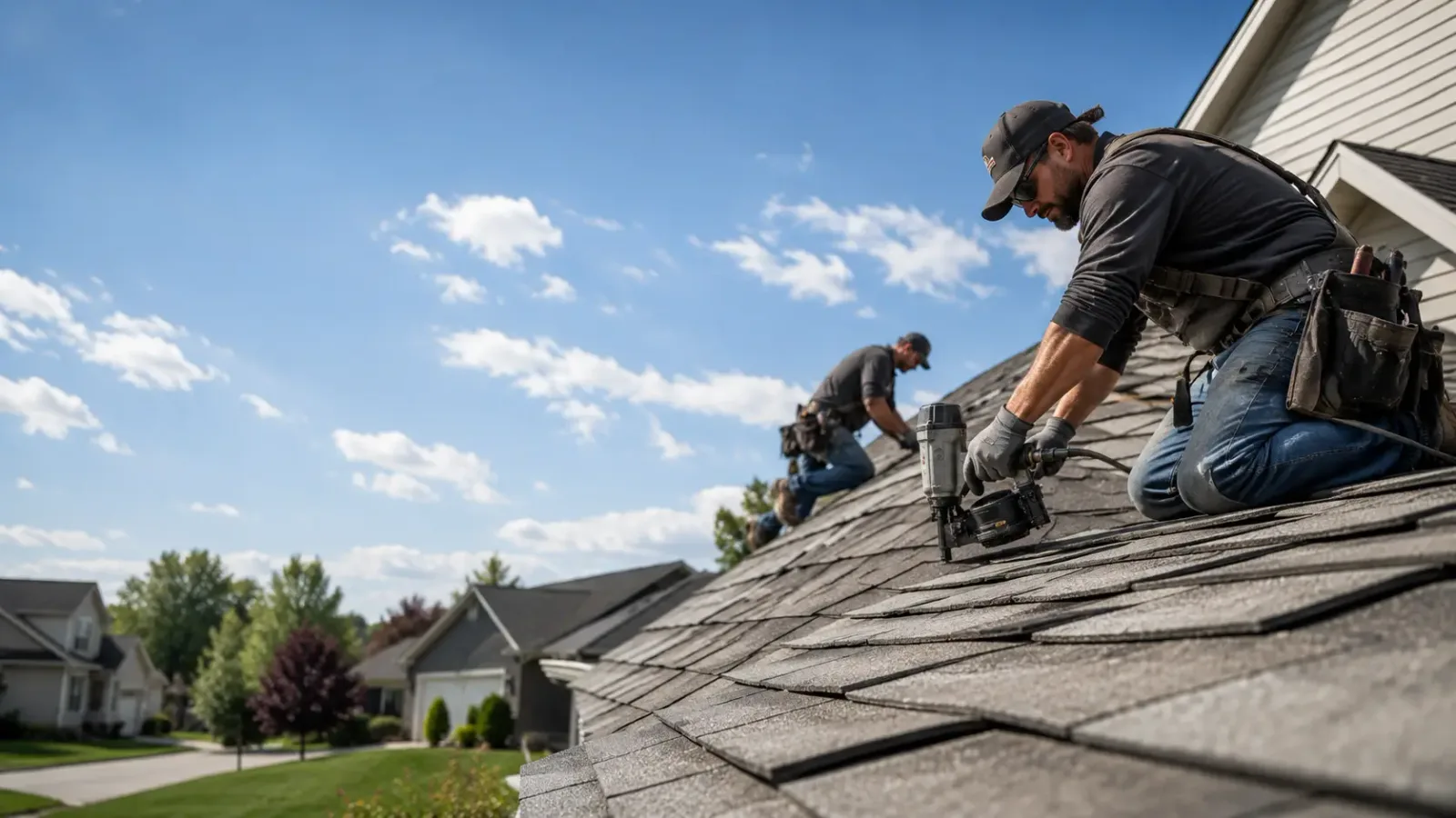 Storm Damage Roof Repair in New Douglas, IL near me